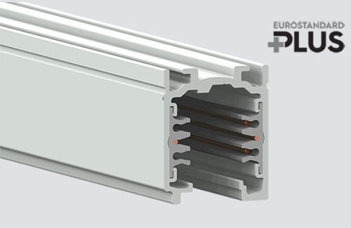 Kontrollera Samlingsskena 3F EUROSTANDARD PLUS längd. 200cm (EN5) grå