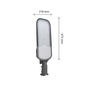 Spectrum STREETOS 2 150W LED-gatubelysning, grå, med skymningssensor small 3