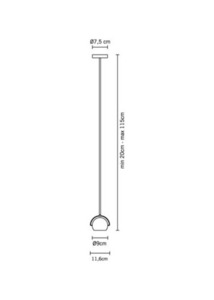 Fabbian Beluga Ø9 taklampa - Vit - D57 A17 01 1 Fabbian Beluga Ø9 taklampa - Vit - D57 A17 01 small 1