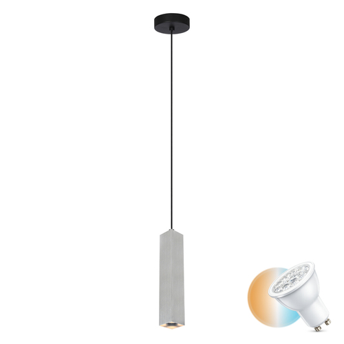 Kontrollera Pendellampa Italux Silver GU10 Aluminium PND-28394-1-ALU