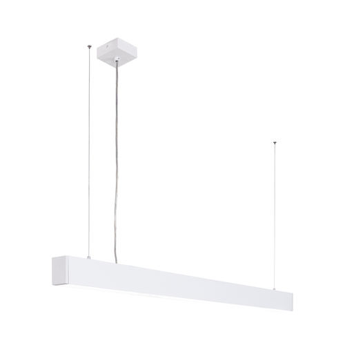 Kontrollera Pendellampa Italux Traversi RX vit LED 3000K 86 cm PRD-5470-086-WH-830-PN