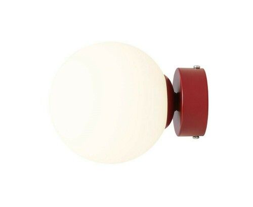 Kontrollera Vägglampa Aldex Ball Röd metall 14 cm 1076C15_S