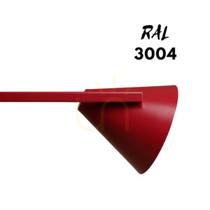 Hänglampa Aldex Form 4 röd metall E27 4-ljus 1108L15 small 1