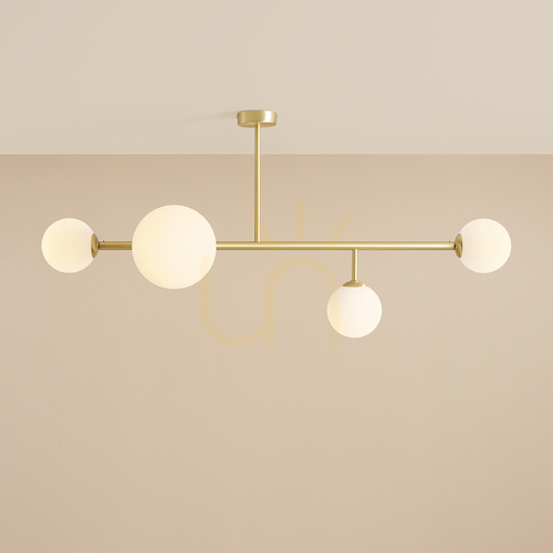 Kontrollera Plafond Dione 4 Brass Aldex mässing 1092PL_L40