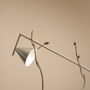 Aldex Form golvlampa i beige metall, 165 cm, 1108A17 small 2