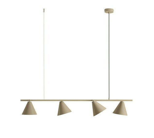 Kontrollera Pendellampa Aldex Form 4 beige metall 4 ljuspunkter 1108L17