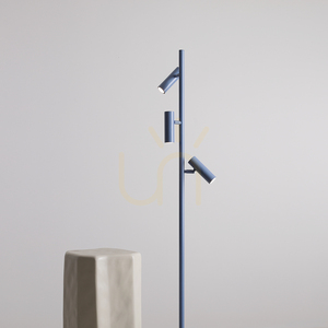 Golvlampa Aldex Trevo Dusty Blue i metall, 3×GU10 mini, 164 cm, 1104A16 small 2