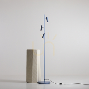 Golvlampa Aldex Trevo Dusty Blue i metall, 3×GU10 mini, 164 cm, 1104A16 small 3