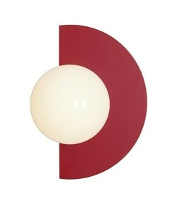 Vägglampa Aldex Loop Red Wine vinröd E14 1125C15 small 0