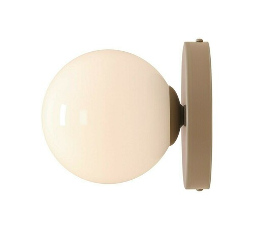 Kontrollera Vägglampa Aldex Ball II beige metall glas 15 cm 1126C17_S