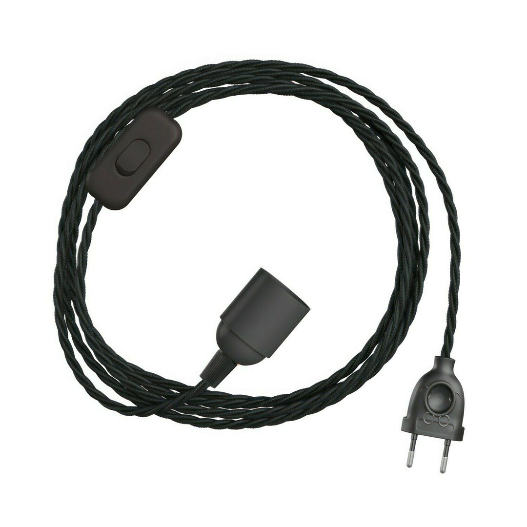 Kontrollera Svart Creative-Cables taklampa CAPL20394v2716 Svart Creative-Cables taklampa CAPL20394v2716