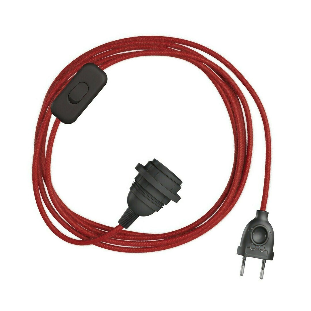 Kontrollera Röd Creative-Cables taklampa CAPL20396v27804 Röd Creative-Cables taklampa CAPL20396v27804