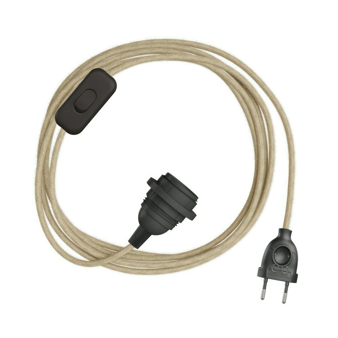 Kontrollera Beige Creative-Cables taklampa CAPL20396v27825 Beige Creative-Cables taklampa CAPL20396v27825