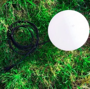 LUNA BALL 25 cm Dekorativ trädgårdskula med monteringssats – UV-beständig small 6