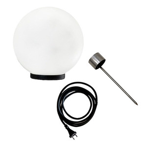 LUNA BALL 25 cm Dekorativ trädgårdskula med monteringssats – UV-beständig small 0