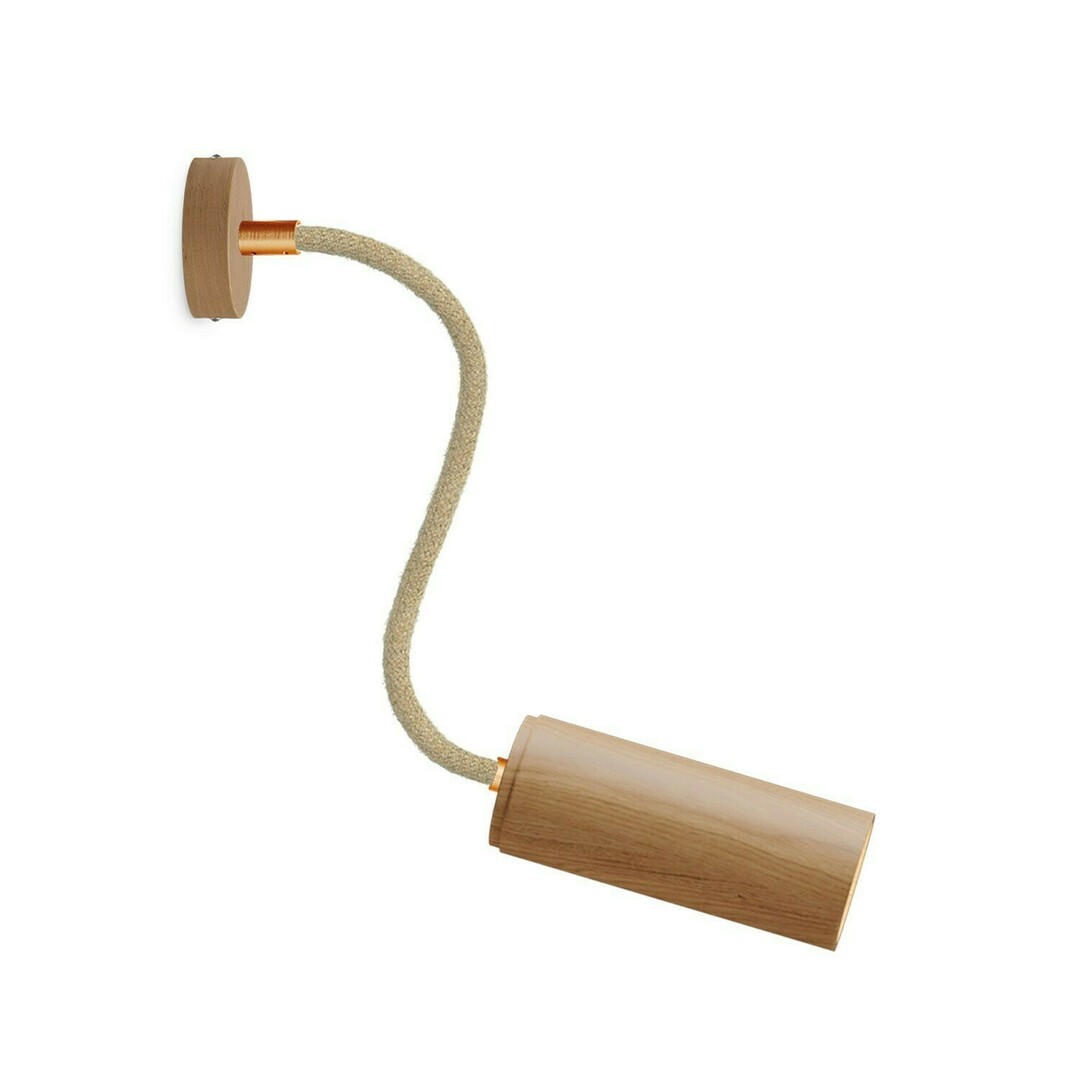 Kontrollera Creative_Cables vägglampa i trä CAPL28972v29318 Creative_Cables vägglampa i trä CAPL28972v29318