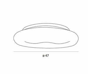 Plafond Max Light Duo C0234 vit LED 47 cm small 2