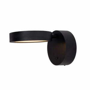 Vägglampa Max Light Ibiza W0350 svart metall LED 6W 10 cm small 0