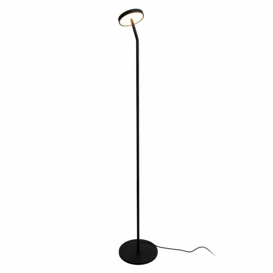 Kontrollera Golvlampa Max Light Ibiza F0060 svart 123 cm LED 8W metall Golvlampa Max Light Ibiza F0060 svart 123 cm LED 8W metall