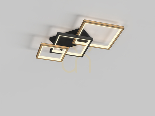 Kontrollera MATERA - Aviano PREMIUM taklampa med tre romber