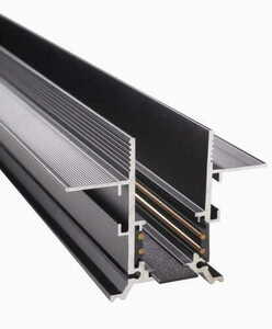 Infälld magnetskena Max Light MAX MT0006 svart aluminium 100 cm small 1