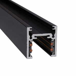 Magnetisk skenplatta Max Light MAX MT0011 svart aluminium 100 cm small 1