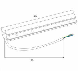 Strömförsörjning för magnetskena Max Light Magnetic MAX MA0005 200W svart small 1