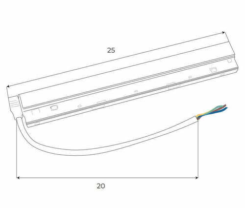 Kontrollera Strömförsörjning för magnetskena Max Light MAX DALI 100W svart MA0006