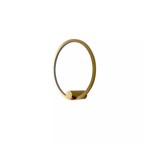 Kontrollera Ringa S vägglampa 1xLED guld WL0116-S-GD
