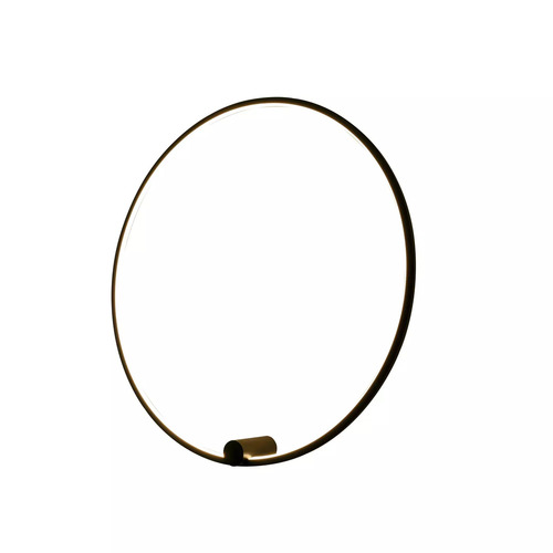 Kontrollera Ringa L vägglampa 1xLED svart WL0116-L-BK
