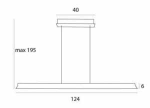 JO-JO Simple pendellampa, svart och grå, LED, 124 cm, Max Light P0595 small 2