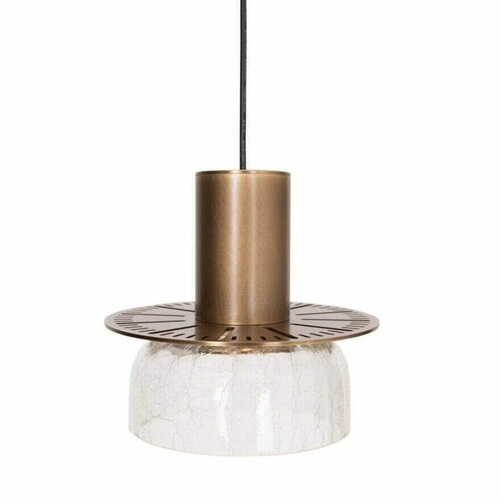 Kontrollera Pendant Light Max Light Signature P0530 Brass Transparent Glass 15 cm