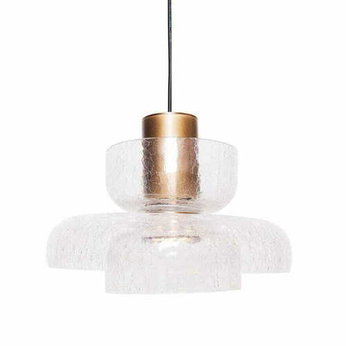 Kontrollera Taklampa Max Light Signature C P0532 i antikmässing och klarglas, LED 8 W, 22 cm