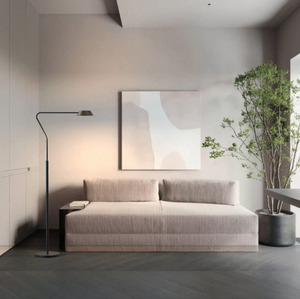 GARTA Touch LED Golvlampa Borstad Rosa Guld small 1