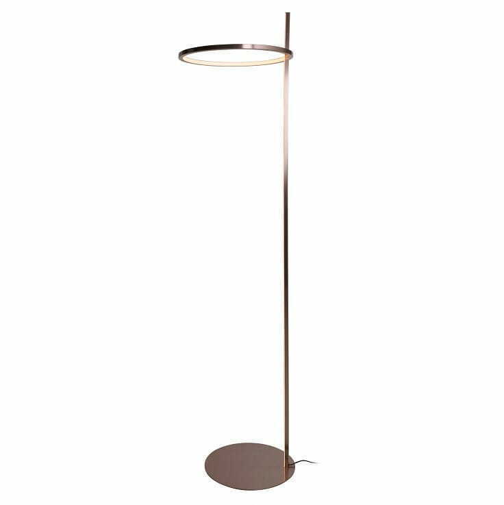 Kontrollera Golvlampa Max Light Lozanna F0061 27W borstad brons 170 cm Golvlampa Max Light Lozanna F0061 27W borstad brons 170 cm