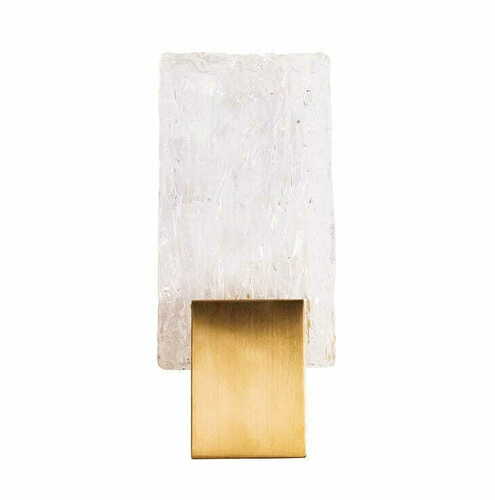 Kontrollera Vägglampa Max Light Vetro W0360 borstat guld LED 30 cm