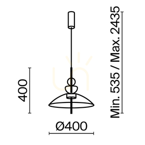 BANGKOK taklampa MOD185PL-L11B3K3 Maytoni small 8
