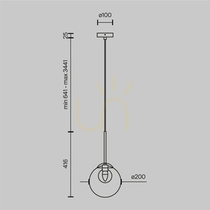BASIC FORM taklampa MOD521PL-01G3 Maytoni small 7