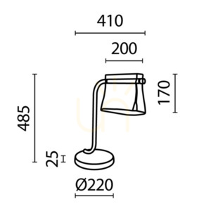 CABARET MOD170TL-L8BS3K bordslampa Maytoni small 9