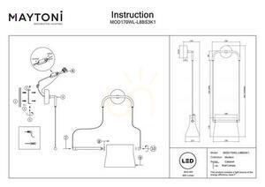 CABARET vägglampa MOD170WL-L8BS3K1 Maytoni small 7