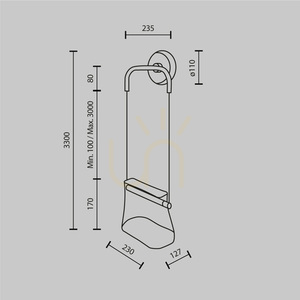 CABARET vägglampa MOD170WL-L8BS3K1 Maytoni small 8