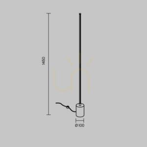 FLOW golvlampa MOD147FL-L20BK1 Maytoni small 8