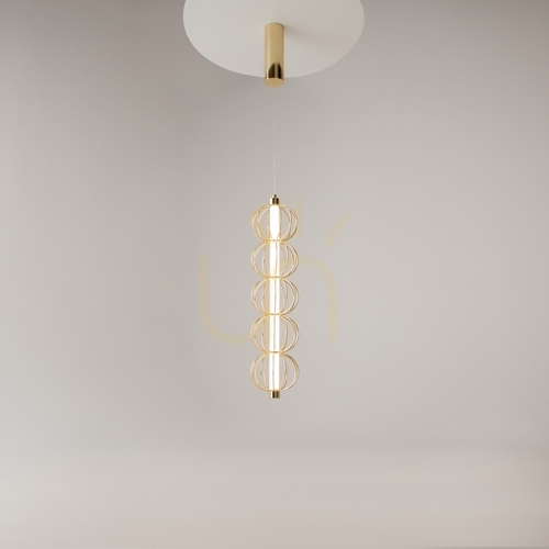 Kontrollera GOLDEN CAGE pendellampa MOD216PL-L10G3K Maytoni
