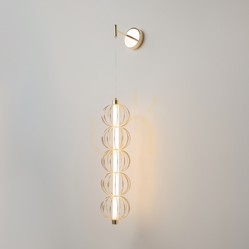 Kontrollera GOLDEN CAGE MOD216WL-L10G3K vägglampa Maytoni