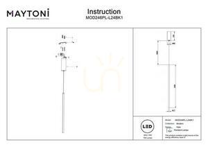 HALO taklampa MOD246PL-L24BK1 Maytoni small 6