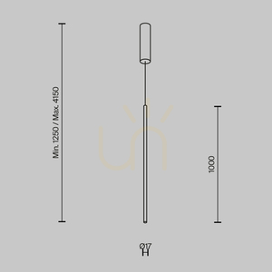 HALO taklampa MOD246PL-L24BK1 Maytoni small 7