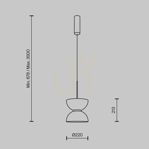 KYOTO taklampa MOD178PL-L11W3K Maytoni small 7