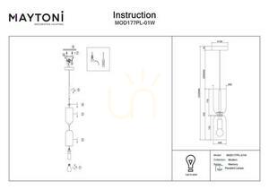 MEMORY taklampa MOD177PL-01W Maytoni small 9