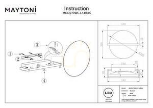 MIRA MOD279WL-L14B3K vägglampa Maytoni small 11