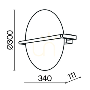 MIRA MOD279WL-L14B3K vägglampa Maytoni small 14